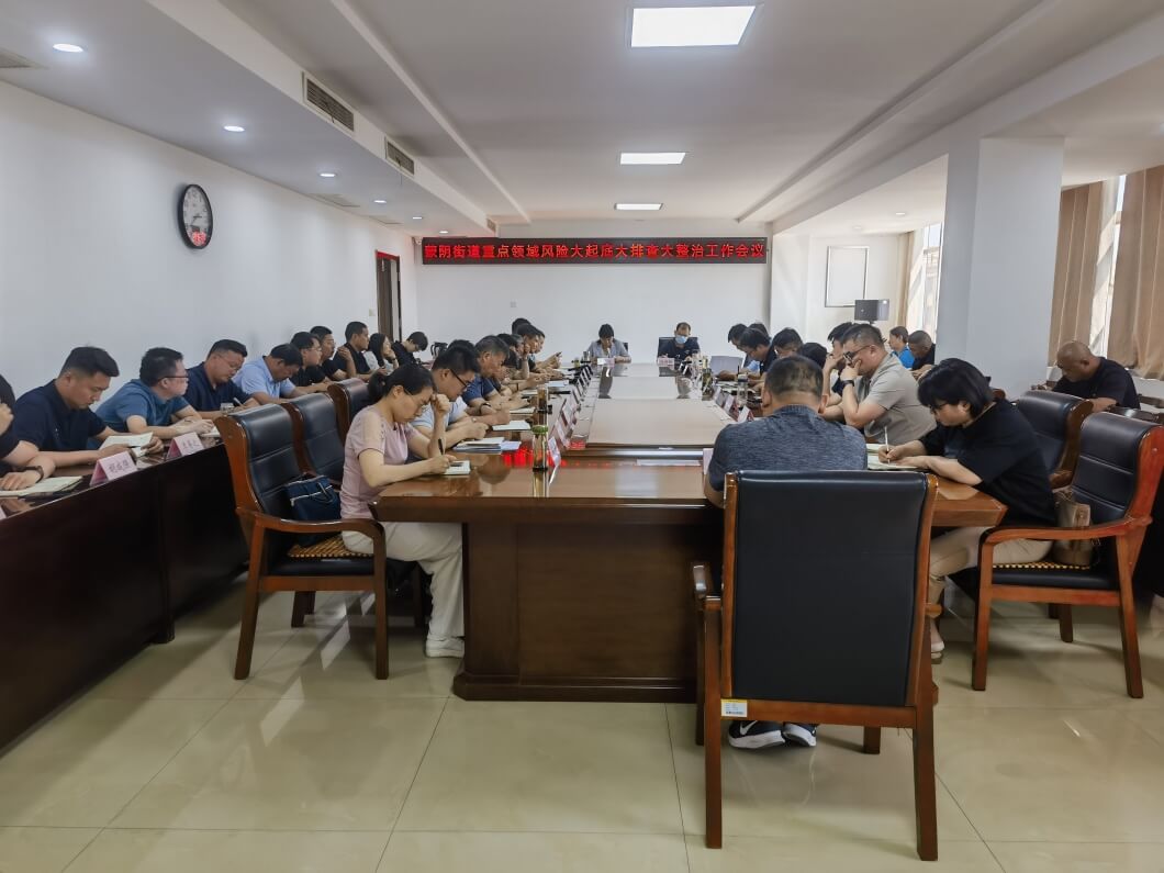 蒙阴街道召开重点领域大起底大排查大整治专项行动动员部署会
